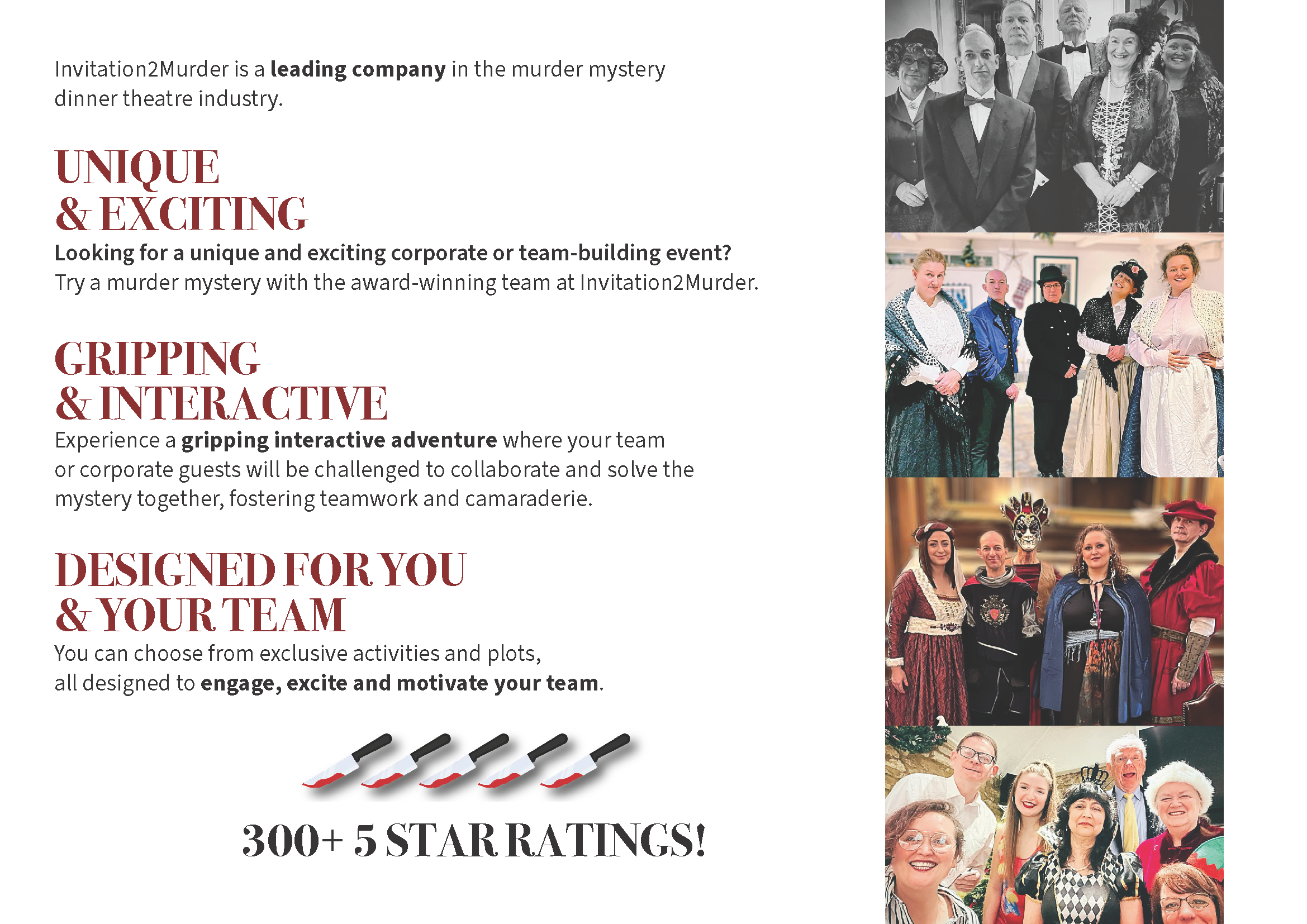 corporate team building murder mystery