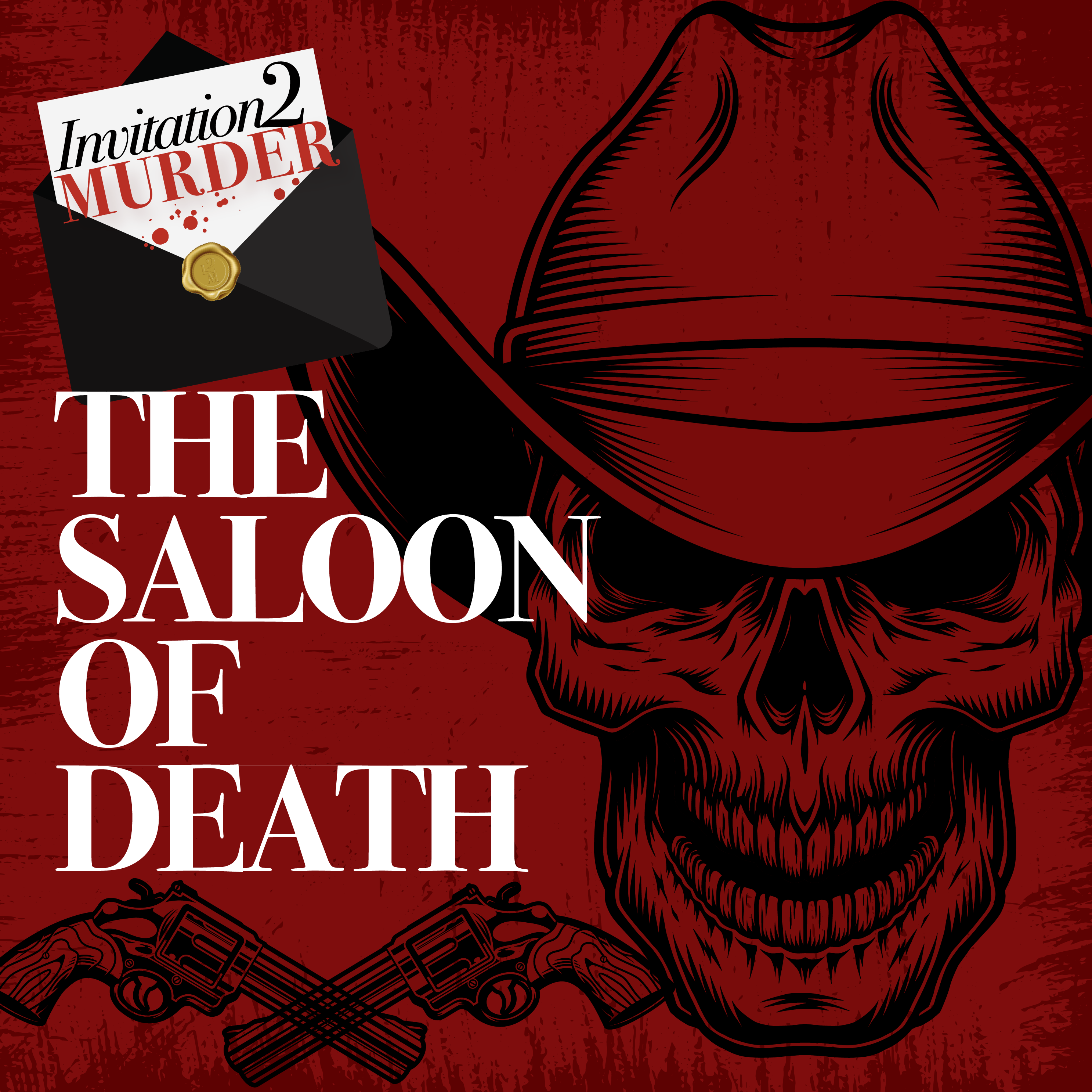 Saloon of Death poster: Western-style murder mystery set in a saloon.