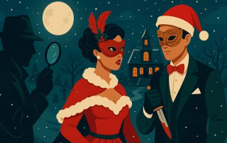 Christmas themed murder mystery
